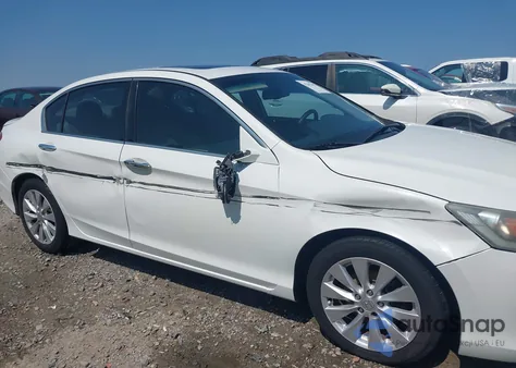 2014 Honda Accord Ex-L V-6 from USA, damaged, VIN 1HGCR3F86EA040586